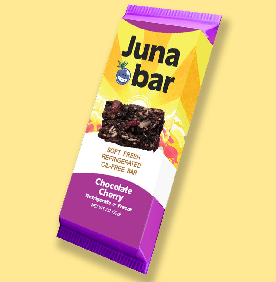 Junabar : Chocolate Cherry Nutrition Bars (8-Pack)