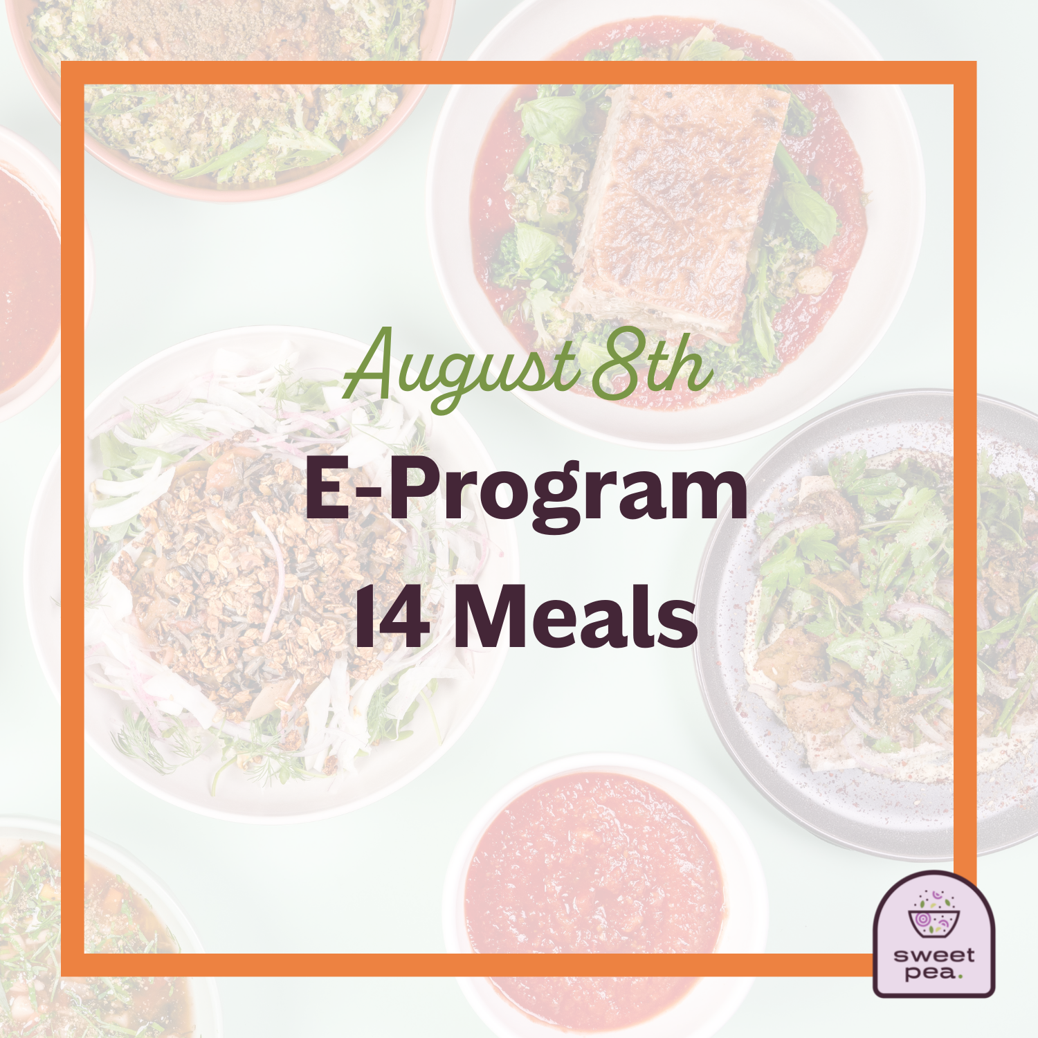 E-Program: 14 Meals (August)