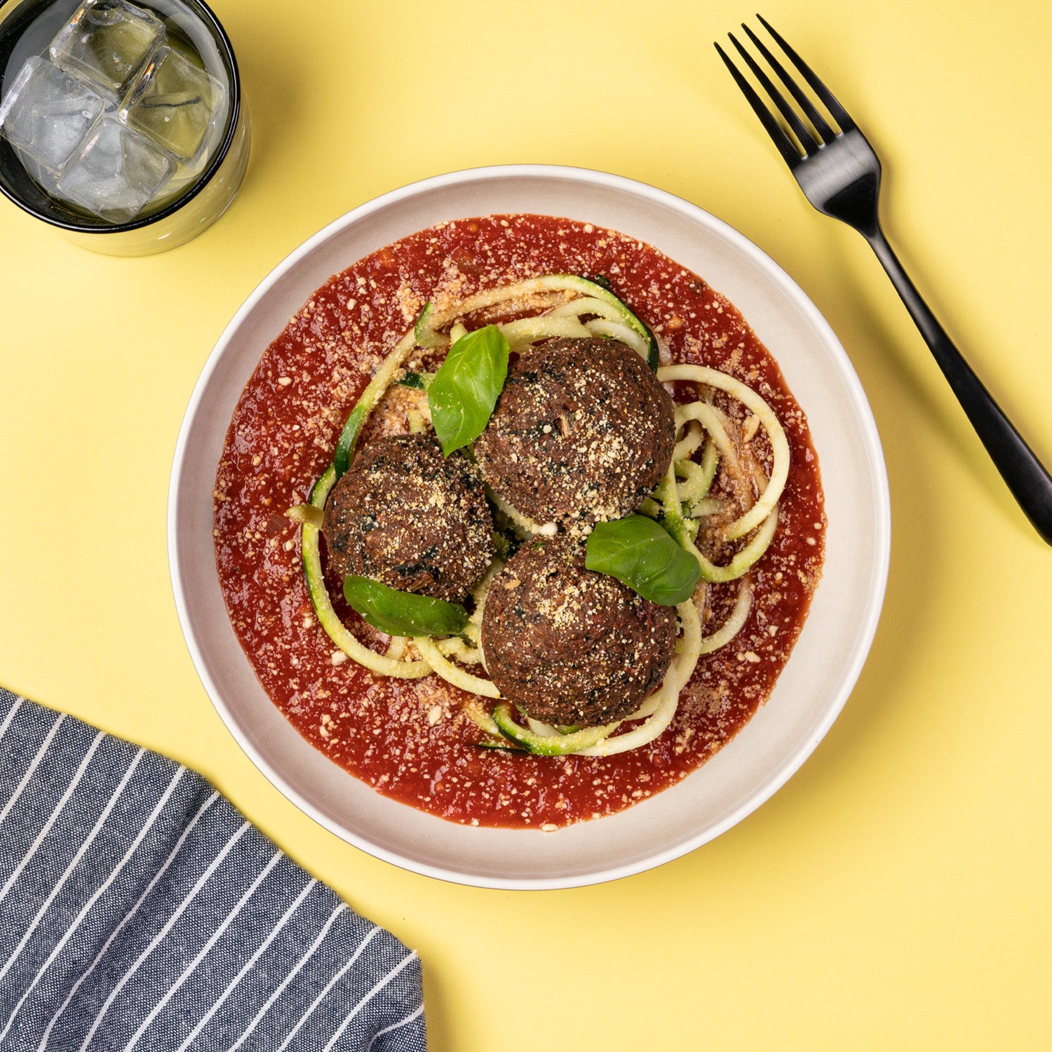 Whole Wheat Pasta and Beetballs